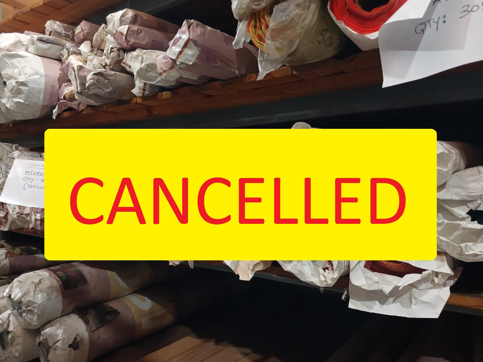 Grand Oak Auctions | מכירה  826 | Onsite Live Upholstery Fabric Liquidation Auction - Unit 28, Route24 Business Park, 192 Fleming Road, Meadowdale