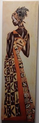 Print on Stretched Canvas. Unframed. Measuring: 30cm x 1m