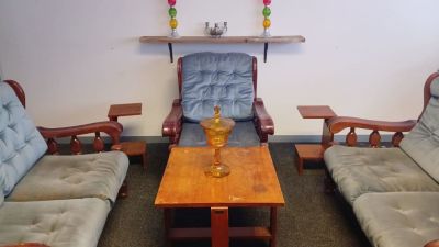 Set of Vintage Airflex Couches (Lounge Suite). Consisting of 2 Double Seats and one Single Seat. 