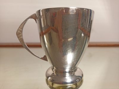 Child Tanked Birmingham Sterling Silver 1946. Elegant Child Tanked made in Birmingham, England 