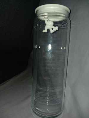 Alessi Gianni Spaghetti Holder, White Lid 200 cl. This Alessi Gianni "A Little Man Holding On