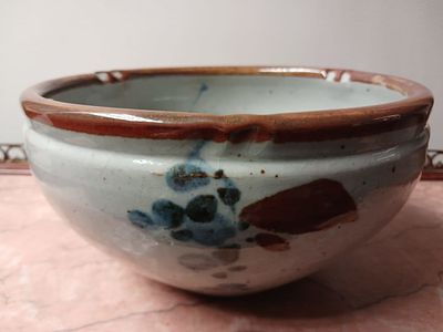 REDUCED: Ceramic Bowl by Tim Morris (1941-1990) - STC . By the locally an internationally