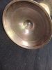 Large Old Chased Brass Kiddush Cup/Wine Chalice. This exquisite old brass Kiddush Cup/Wine תמונה - 4