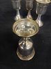 Set of Four Silver Plated Kiddush Cups. A set of four silver-plated Kiddush cups, each elegantly תמונה - 3