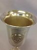 Vintage Silver-Plated Kiddush Cup. This vintage silver-plated Kiddush cup, standing 12cm tall תמונה - 4