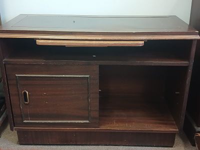 Credenza . A small wooden credenza, perfect for adding character to any space. Measuring 44cm x 