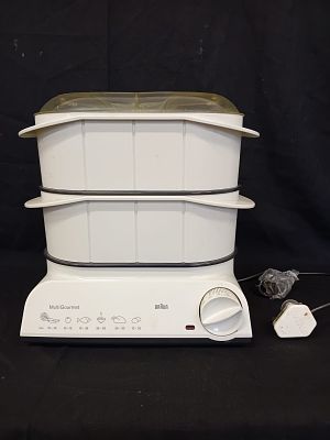 Braun MultiGourmet FS 20 Food Steamer - Tested & Working. A versatile kitchen appliance designed 
