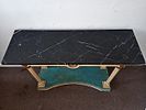 Neoclassical Style Console Table with Marble Top. This console table has an elegant, timeless תמונה - 2