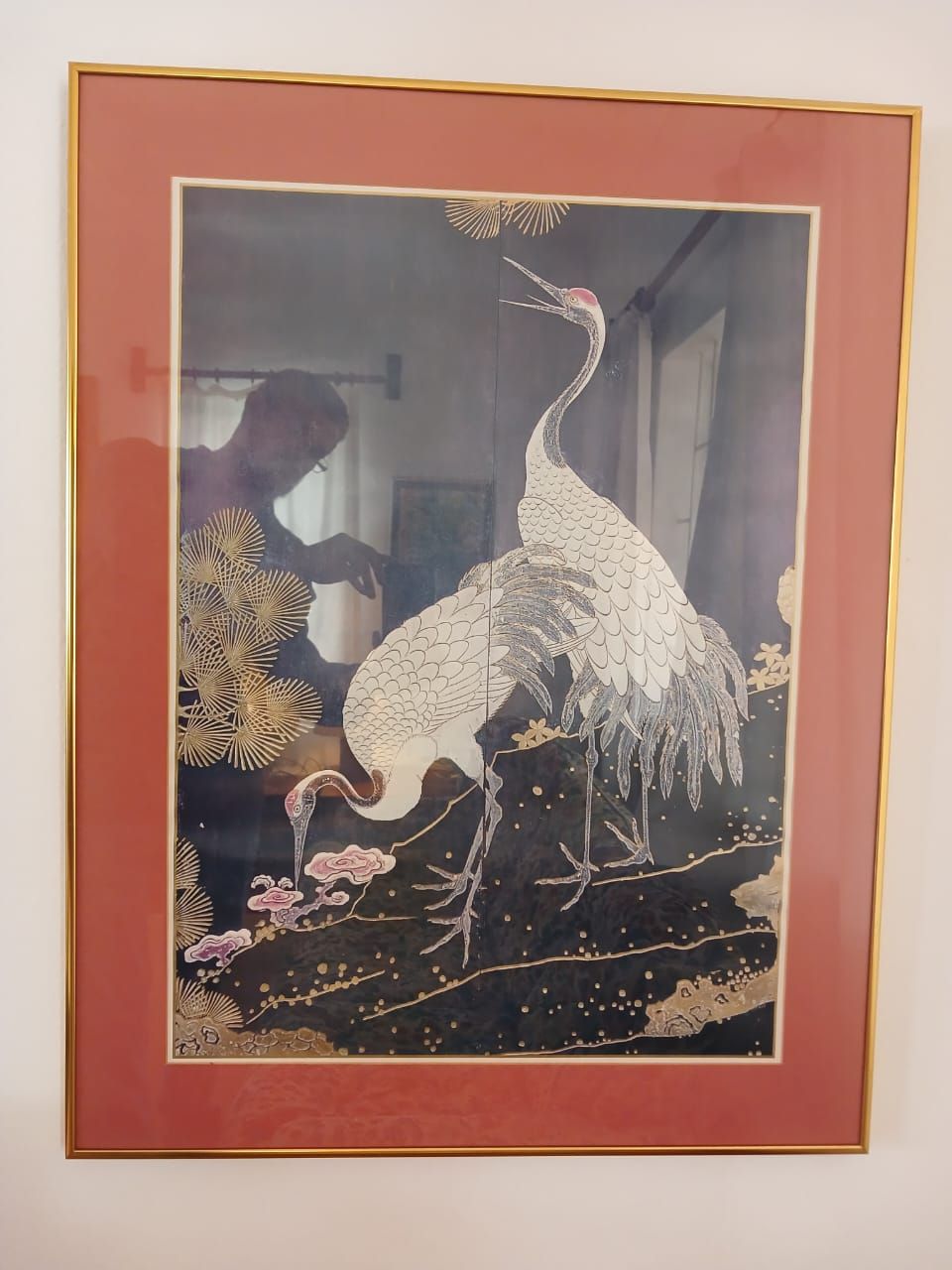 Vintage Print Of Charles Clifton's Heron Birds. Add a touch of classic wildlife art to your 