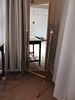 Brass Stand Cheval Mirror. Elegant brass cheval mirror with freestanding design, perfect for Image - 4