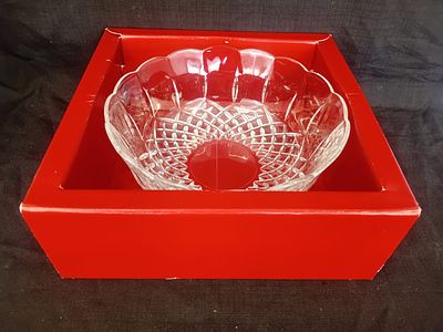 Vintage But NEW - RCR Opera Lead Crystal Bowl. A finely crafted piece made by RCR Cristalleria 