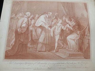 The Dowager Queen of Edward the 4th Parting with the Duke of York to the Two Archbishops by 
