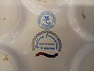 Porcelain Eckstein Passover Seder Plate. An elegant, hand-painted ceremonial Seder plate Image - 2