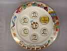 Porcelain Eckstein Passover Seder Plate. An elegant, hand-painted ceremonial Seder plate Image - 4