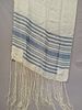 Vintage Adults Tallit in Blue & White. A vintage adult's tallit made of lightweight acrylic Image - 2