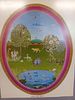 Judaic Art Titled Shabbat and Pesach. Two distinct works that draw on central themes from Jewish Image - 2