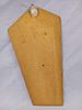 Handmade Israel Olive Wood Folk Art Plaque. This piece stands 23 cm tall and features a striking Image - 3