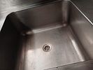85cm Stainless Steel Commercial Sink | Prep Station with Integrated Backsplash | Double Basin תמונה - 2