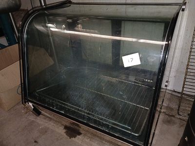 70cm Commercial Countertop Deli Fridge | Glass Display Cake & Cold Snack Chiller | Square 