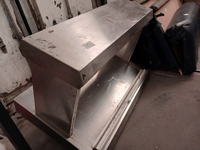 Industrial Stainless Steel Hot Food Pass (Single Tier) - Untested - Sold As Is. Heavy-duty unit 