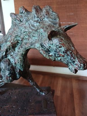 Kurt Lossgott (SA, 1941-2025) ‘Running Horse (In Full Flight)’ – 1981 Amalgam Bronze – Signed & 