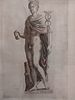 Beautifully Framed Graphic from an Engraving Depicting the Statue of Mercury - STC. . This Image - 2