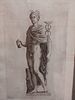 Beautifully Framed Graphic from an Engraving Depicting the Statue of Mercury - STC. . This Image - 4