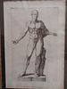 Beautifully Framed Graphic from an Engraving Depicting the Statue of Julius Caesar. Numbered 95 Image - 5