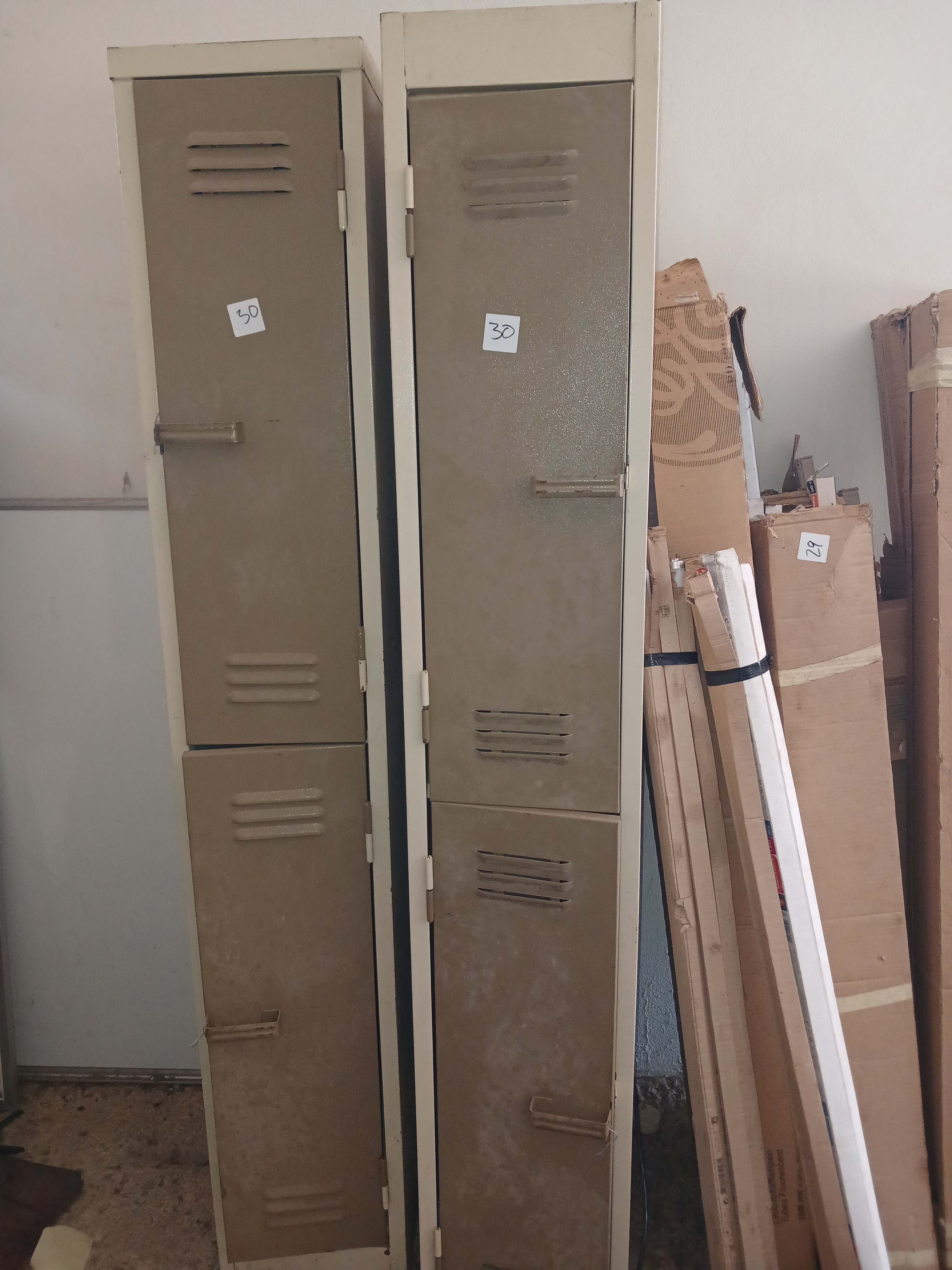 Lot 30 - Two Industrial Metal Lockers - Grand Oak Auctions