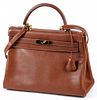 HERM&Egrave;S. A Kelly bag in brown calfskin leather 4.000 - 4.500 €Image - 1