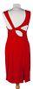 VERSACE. A red "Versus" dress. Size 36 200 - 300 €Image - 1