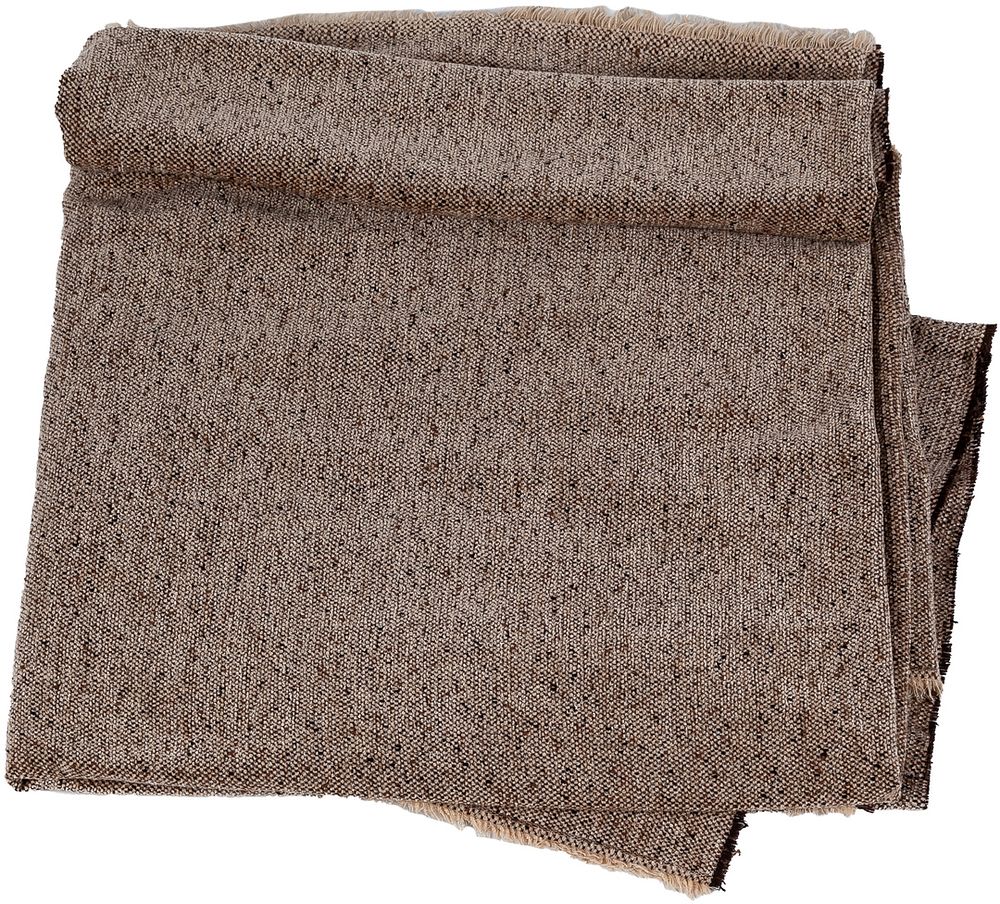 A speckled Scottish wool fabric in brown 160 x 260 cm 100 - 150 €