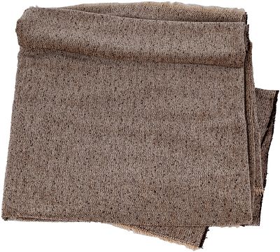 A speckled Scottish wool fabric in brown 160 x 260 cm 100 - 150 €