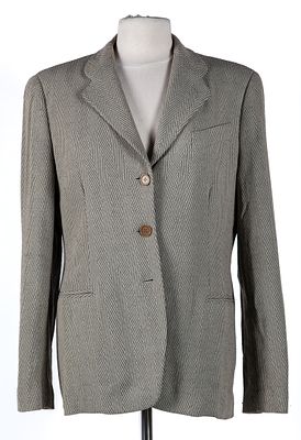 ARMANI. A grey herringbone jacket 100 - 150 €
