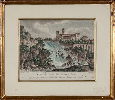 Vista de la Isla de Isola. After J.B. Pierce, French School, 18th Century “View of the Island of 