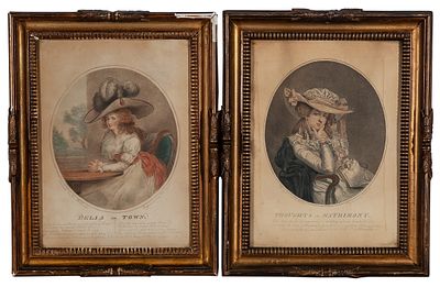 Della in town" y "Thoughts on Matrimony. William Ward (1766 - 1826) “Della in Town” and 