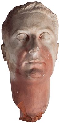 Lorenzo Cascales Ib&aacute;&ntilde;ez (Almer&iacute;a, 20th century) "Self-Portrait" Terracotta 