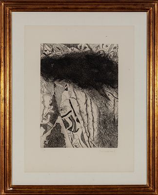 Composición. Josep Guinovart (Barcelona, 1927- 2007) "Composition" Etching Signed and numbered 