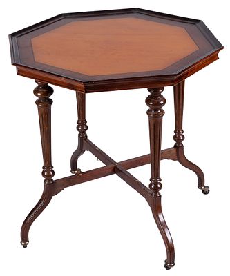 Mesa auxiliar inglesa poligonal 62 x 60 x 60 cm 150 - 250 €