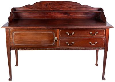 Aparador "Sideboard" ingl&eacute;s de caoba. &Eacute;poca eduardina, ffs.S.XIX - pps.S.XX 103 x 