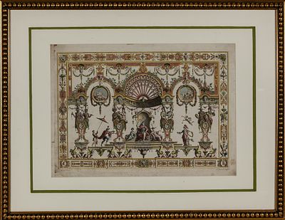 Dise&ntilde;os ornamentales. French School after Jean B&eacute;rain (Saint-Mihiel, 1640 – Paris, 1711) 