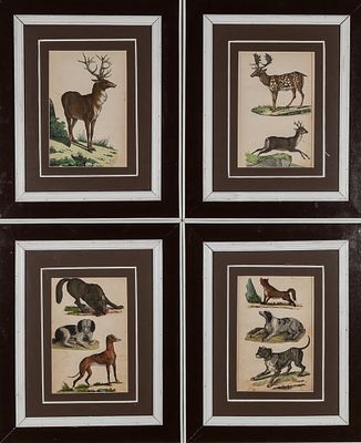 Animales. Franz Nikolaus Rolffsen (1719–1802) after Jacques de S&egrave;ve "Animals" Four 