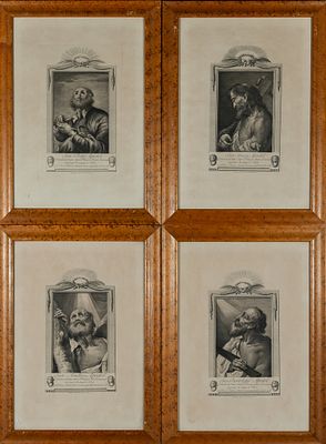 San Pedro, San Sim&oacute;n, San Tadeo y San Andr&eacute;s. Juan Antonio Salvador Carmona (Nava del Rey, 1740 