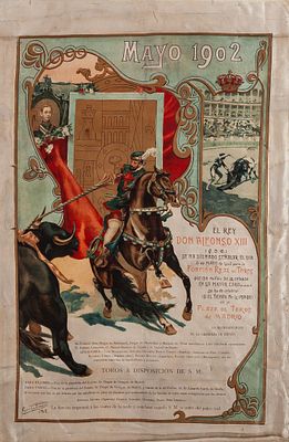 Funci&oacute;n Real de Toros en Madrid en mayo de 1902. Emilio Porset y Mart&iacute;nez (c. 1874 – 