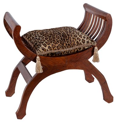 Banqueta de costillas, S.XX. A ribbed stool, 20th Century 61 x 36 x 66 cm 100 - 150 €