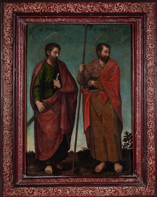 Santo Tom&aacute;s y San Mat&iacute;as. Escuela Castellana, S.XVI "Santo Tom&aacute;s y San Mat&iacute;as" 