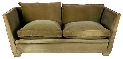 Two-seater sofa upholstered in green velvet 76 x 75 x 180 cm 100 - 300 €