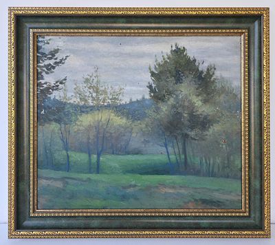 Фёдоров Василий Герасимович (1857 - 1928 гг.) После дождя
Россия, нач. ХХ века. картон, масло. Ра 