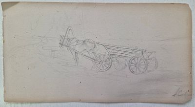 Рисунок старинный, бумага, карандаш, н\х, 19 век?. Рисунок старинный, бумага, карандаш 
размер 