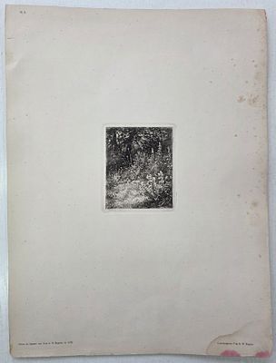 Шишкин Иван Иванович (1832–1898)Офорт №3 из Альбома &laquo;60 офортов профессора И.И.Шишкина. 